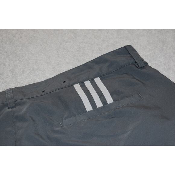 Adidas Golf Pants Mens Size 38 x 32 ClimaLite Performance Polyester Gray Flat - Picture 5 of 7